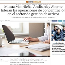 Mutua Madrilea, Andbank y Abante lideran las operaciones de concentracin en el sector de gestin de activos